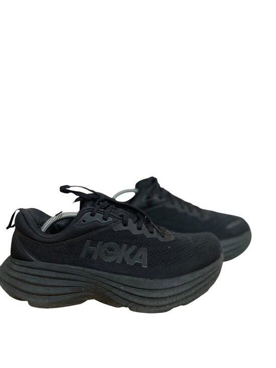 Hoka Bondi 8 Womens Running Shoes Size 9B Black Black 1127952 BBLC main image 8